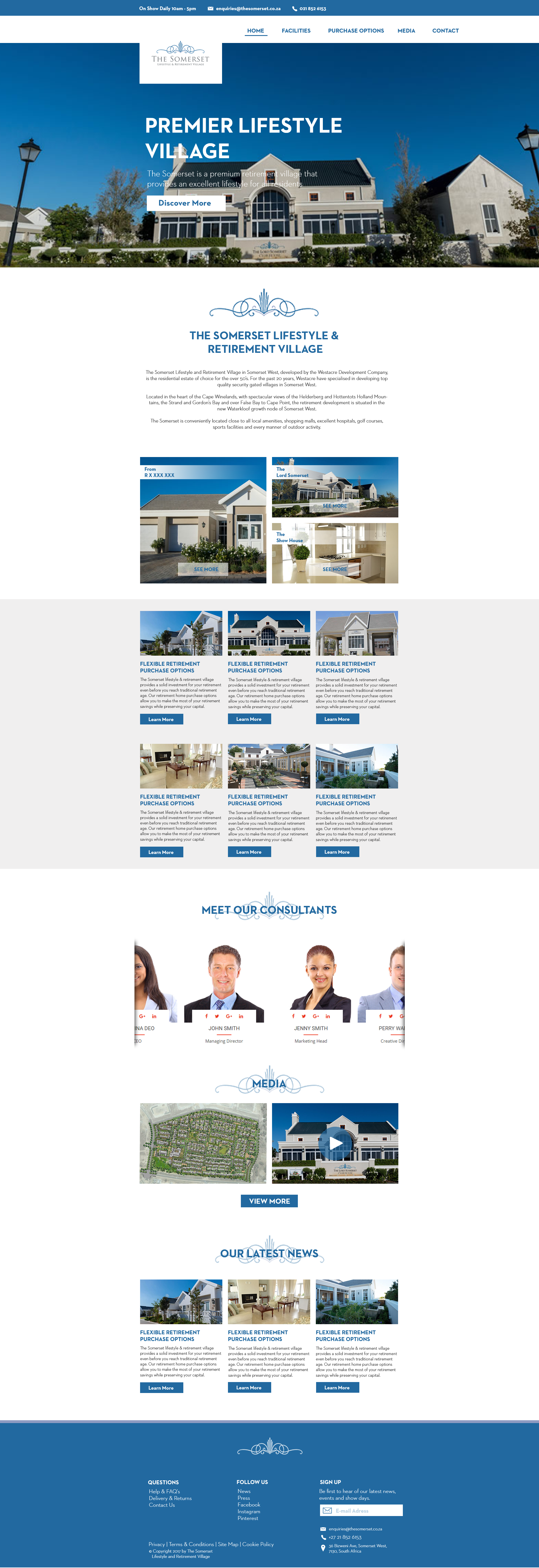 Westacre Estates Website